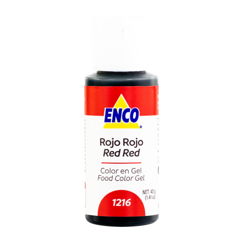 Color en Gel - Enco - 40g - Rojo Rojo