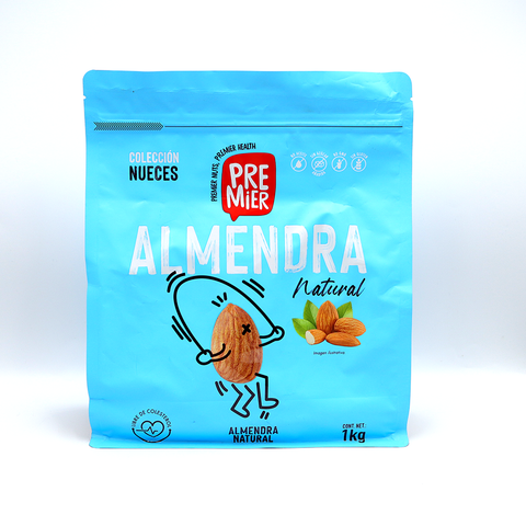 Almendra Natural - Entera - 1kg - Premier