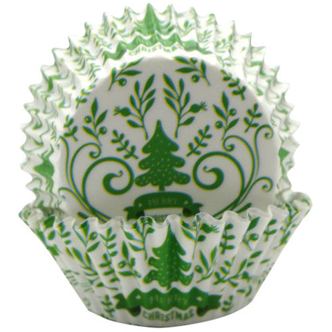 Capacillo Estandar #72 - Arbol de Navidad Verde - 100 pzs