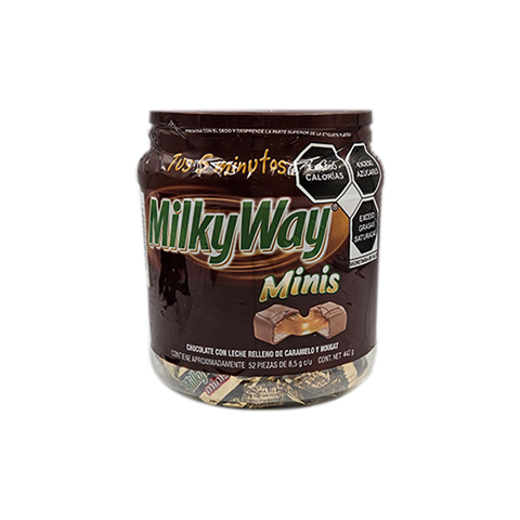 Chocolate - Milky Way Mini - Vitrolero - 52 pzs