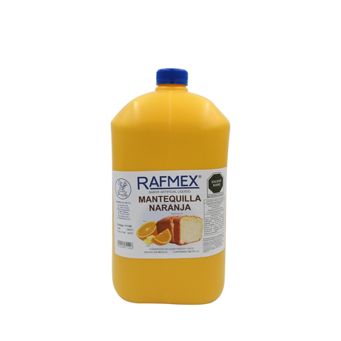 Esencia para Pan - Rafmex - 4Lt - Mantequilla Naranja