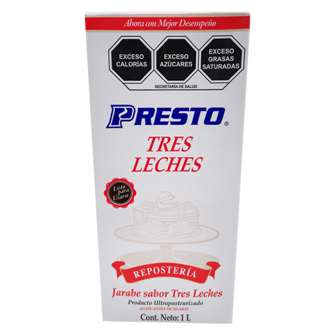 Jarabe Tres Leches - Presto - Litro