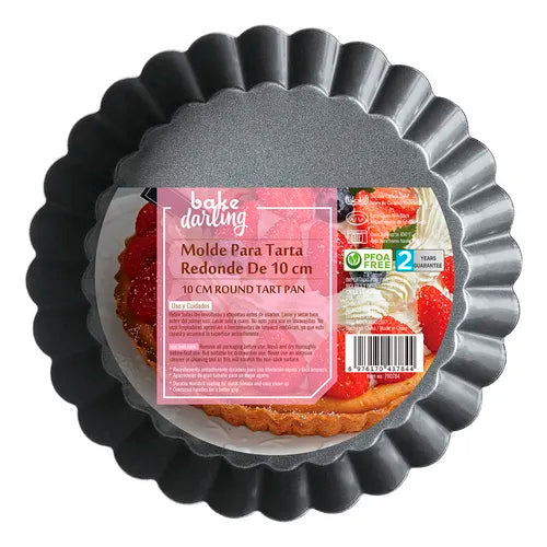 MOLDE TARTALETA ACERO ANTIADHERENTE 10 CM 700-784