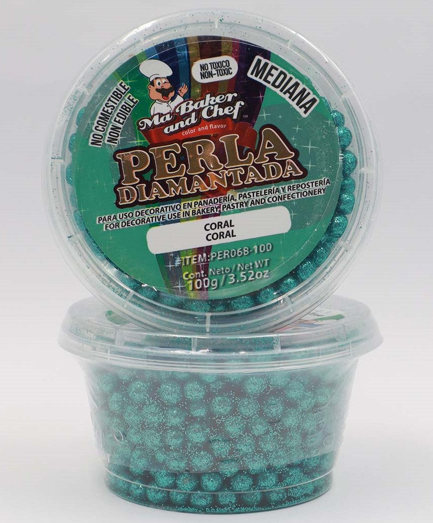 PERLA DIAMANTADA MEDIANA CORAL MA BAKER