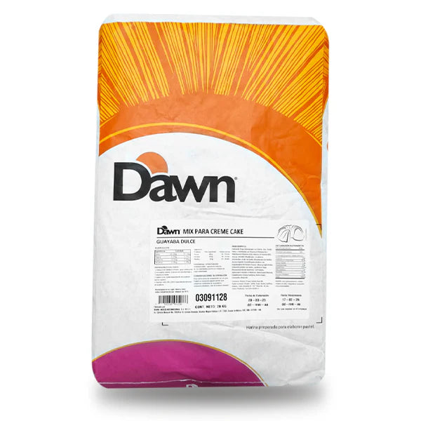 HARINA PREPARADA CREME CAKE GUAYABA BULTO 20 KG DAWN