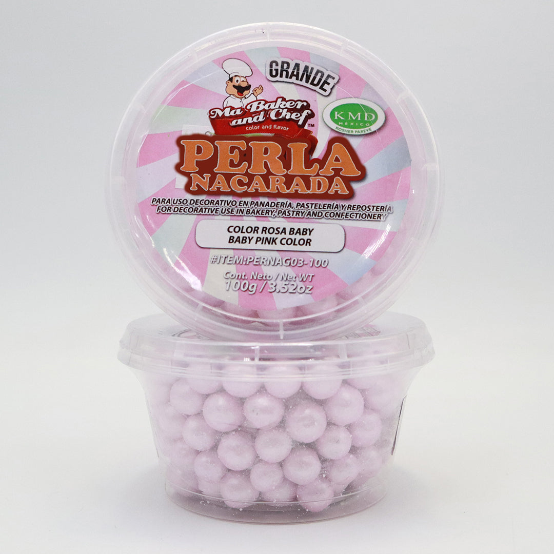 PERLA NACARADA GRANDE ROSA BABY MA BAKER