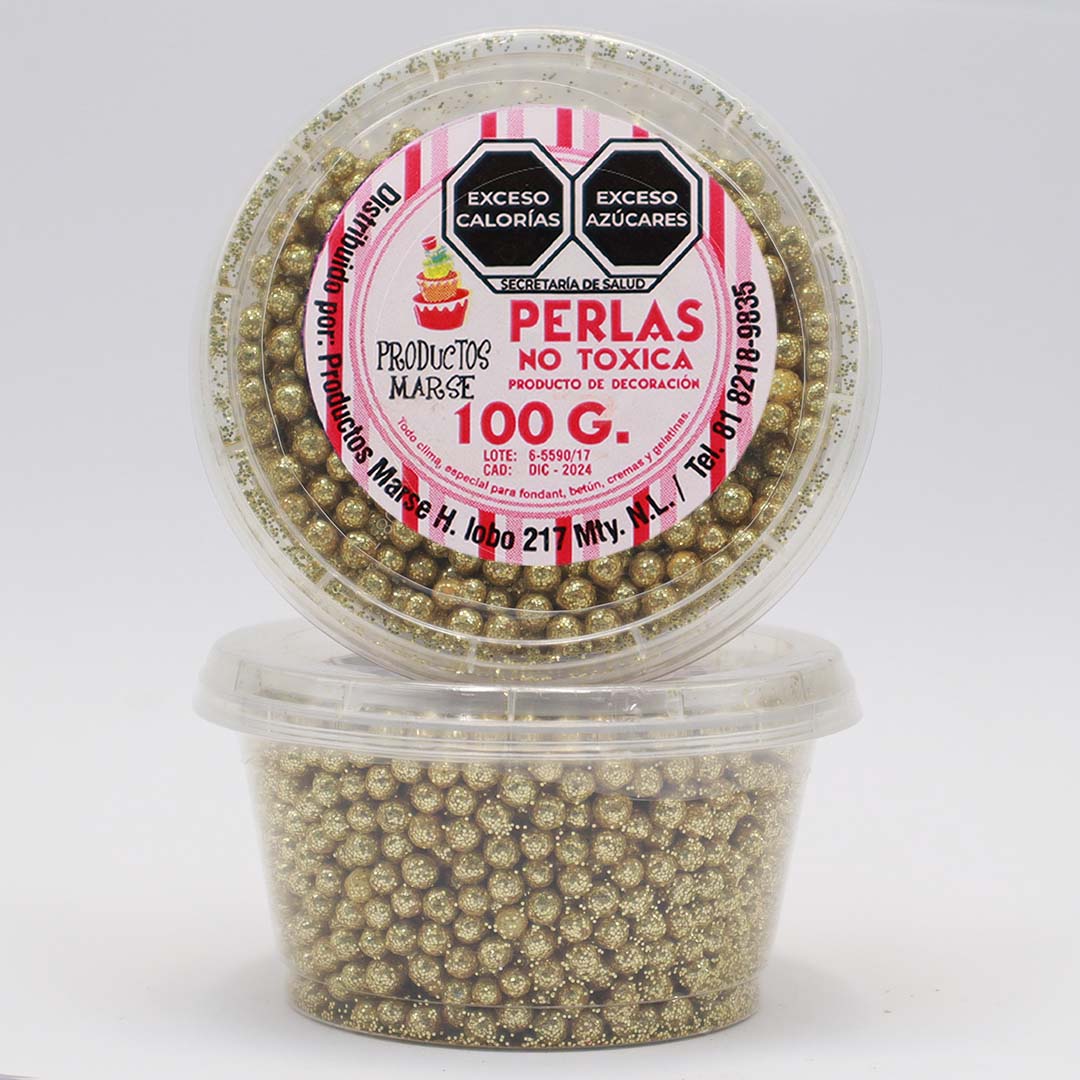 PERLA DIAMANTADA MEDIANA ORO 100 GR MARSE PDOM001