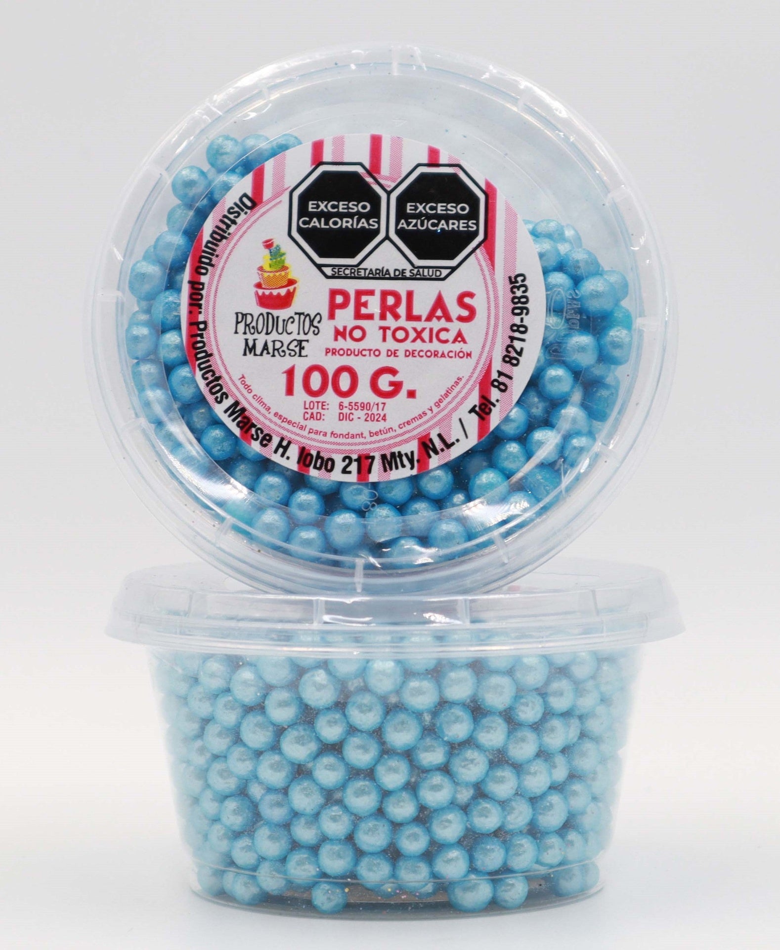 PERLA MATE GRANDE CELESTE 100 GR MARSE PM013