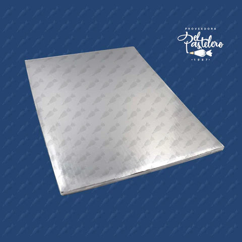 BASE RECTANGULAR DOBLE LISTON 46 X 66CM PAQUETE 50 PIEZAS