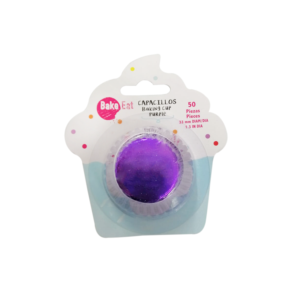 CAPACILLO METALICO #4 MORADO 50 PIEZAS ALEGRIA