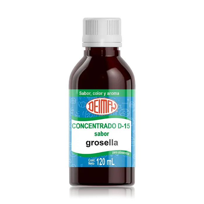 CONCENTRADO GROSELLA D-15 120 ML DEIMAN 728