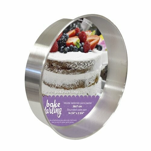 MOLDE REDONDO ALUMINIO 36 X 7 CM CAL 18 CM BAKE DARLING