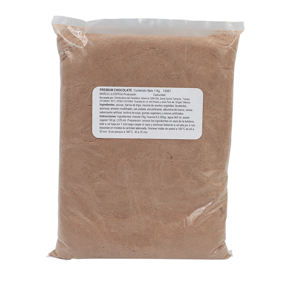 HARINA PREPARADA MIX PREMIUM CHOCOLATE 1 KG ESPIGA