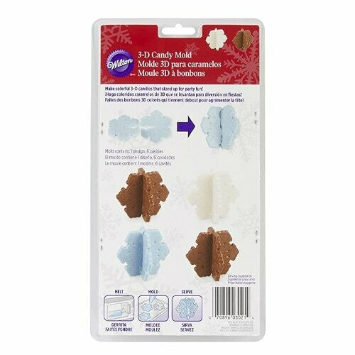 MOLDE PARA CHOCOLATE COPO DE NIEVE WILTON