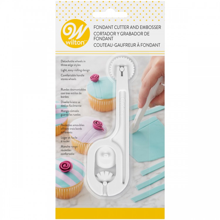 CORTADOR FONDANT PLASTICO 12 CM DECORADOR WILTON