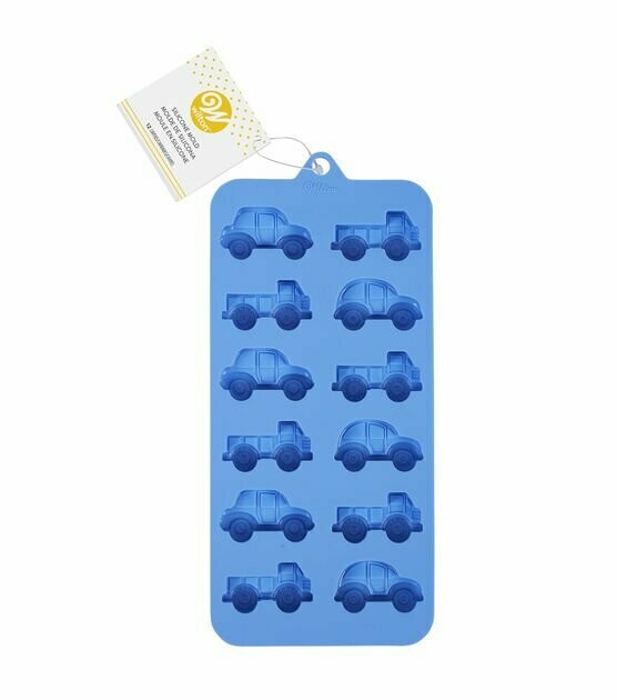MOLDE SILICÓN AUTOMIVILES 12 CAVIDADES WILTON