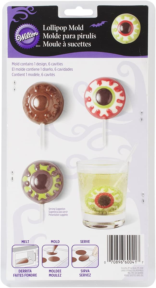 MOLDE PARA CHOCOLATE OJOS TENEBROSOS HALLOWEEN