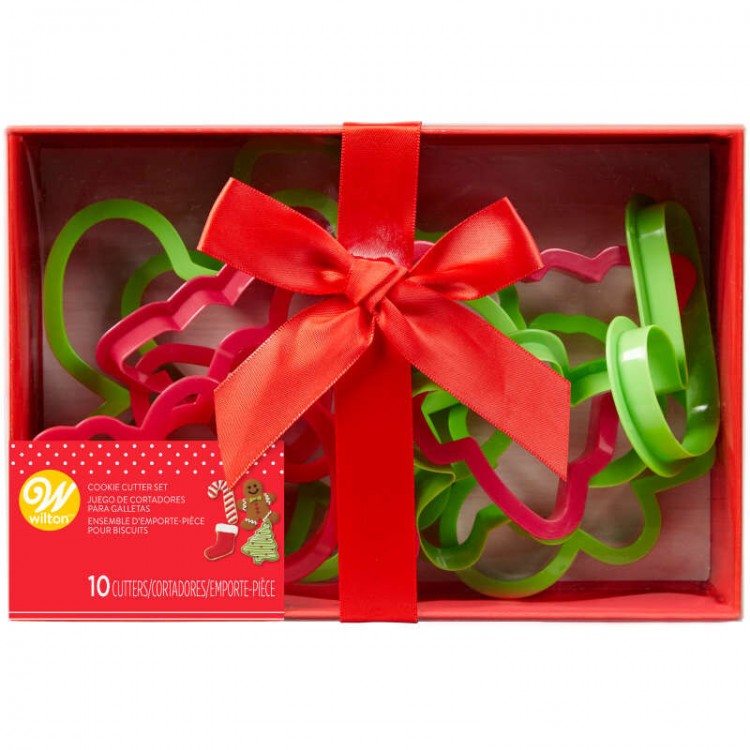 CORTADOR GALLETAS PLASTICO FORMAS NAVIDEÑAS