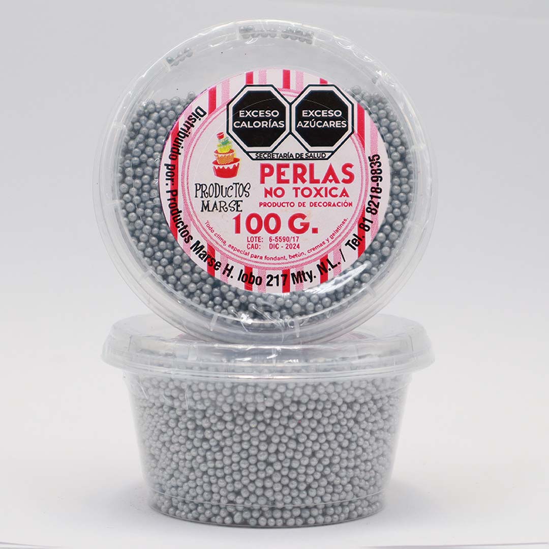 PERLA MATE MINI PLATA 100 GR MARSE
