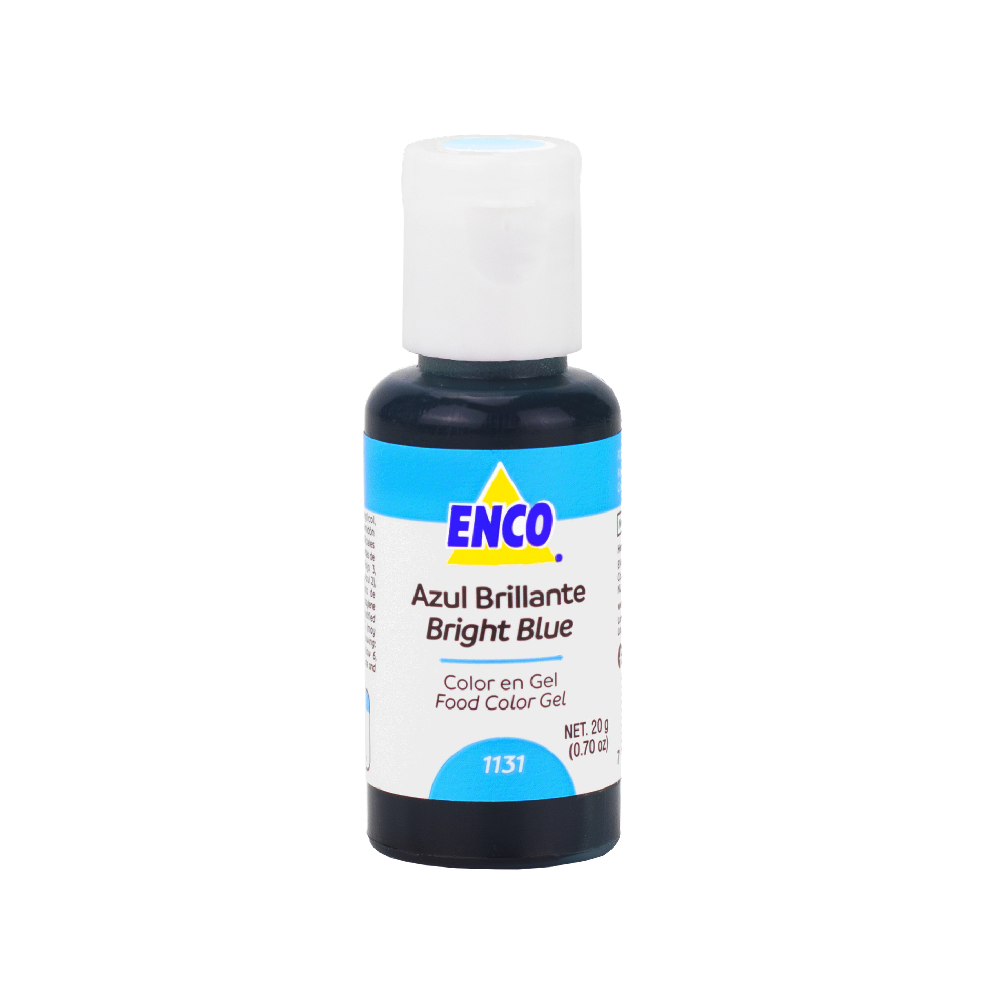 COLOR EN GEL AZUL BRILLANTE 20 GR ENCO