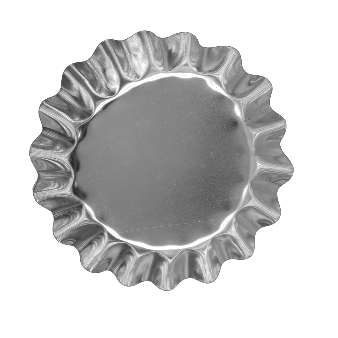 MOLDE TARTA REDONDA 8 CM RIZADA 41421 RAFMEX