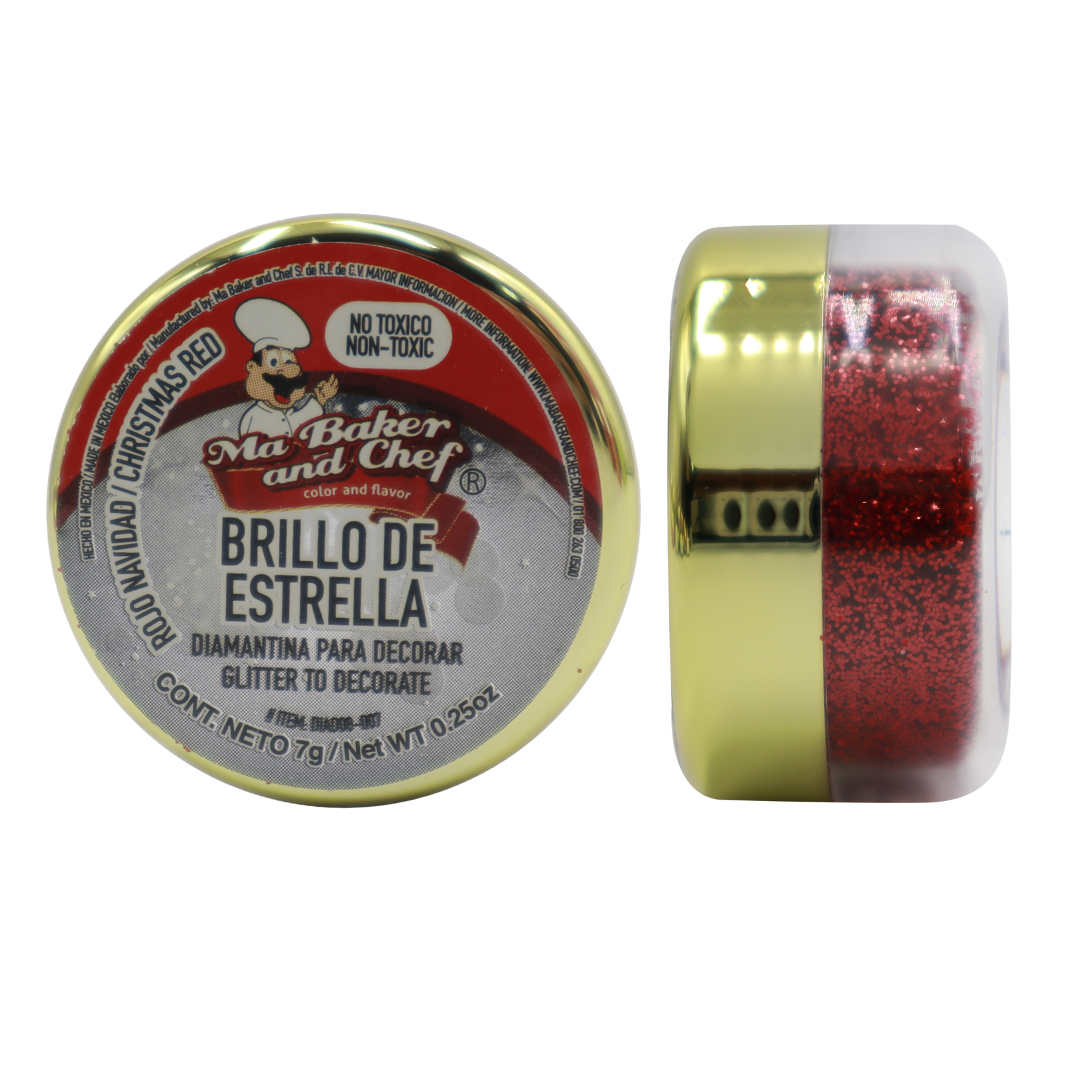 DIAMANTINA ROJO NAVIDAD 7 GR MA BAKER