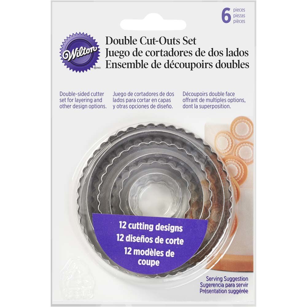 CORTADOR GALLETAS METALICO REDONDO 6 PIEZAS WILTON