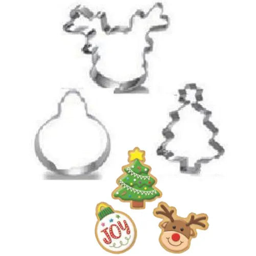 CORTADOR GALLETAS ACERO INOXIDABLE RENO ARBOL NAVIDAD