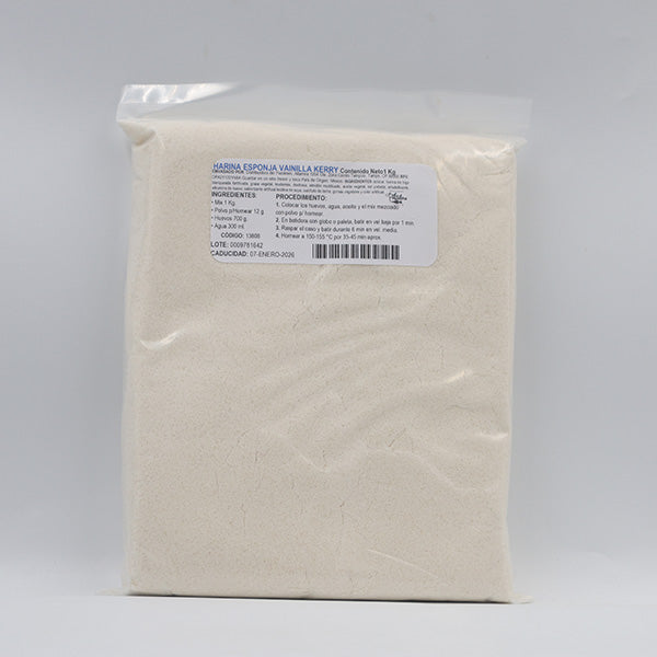 HARINA KERRY ESPONJA VAINILLA 1 KG