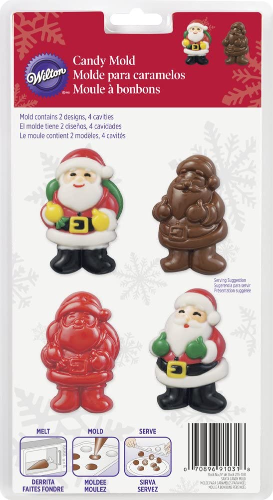 MOLDE PARA CHOCOLATE SANTA CLAUS WILTON