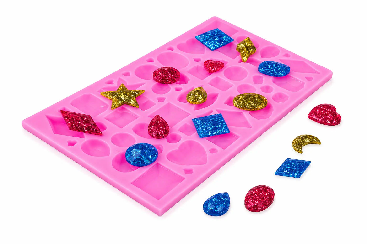 MOLDE SILICON PIEDRAS PRECIOSAS BAKE DARLING 63-240