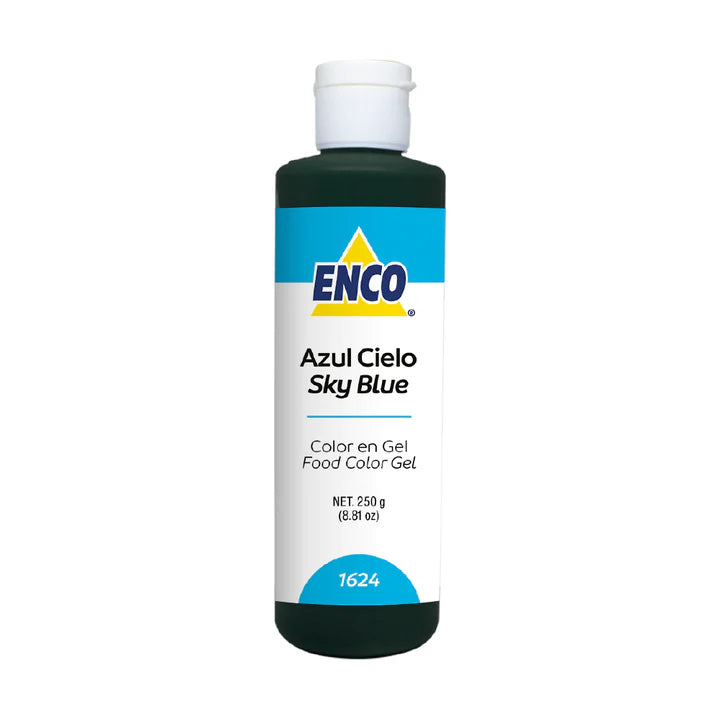 COLOR EN GEL AZUL CIELO 250 GR ENCO
