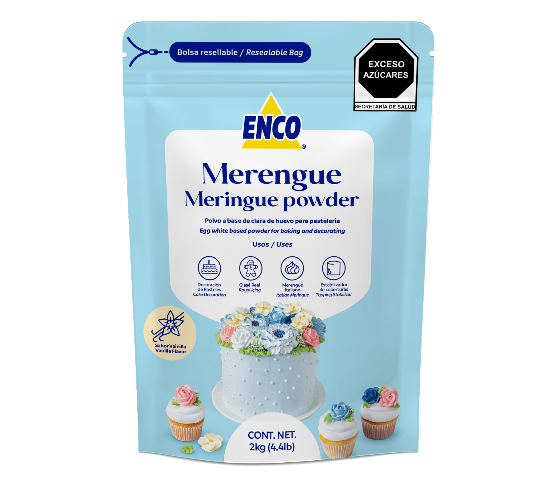 MERENGUE EN POLVO 2 KG ENCO