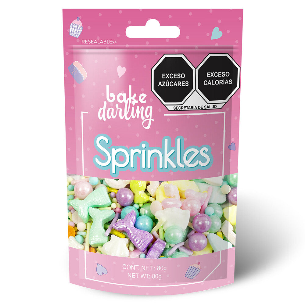 SPRINKLES MIX DULCES VIOLETA 80 GR BAKE DARLING