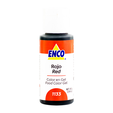 Color en Gel - Enco - 40g - Rojo