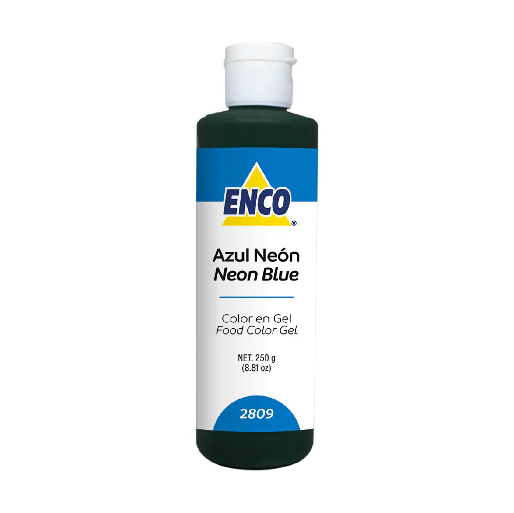 COLOR EN GEL AZUL NEON 250 GR ENCO