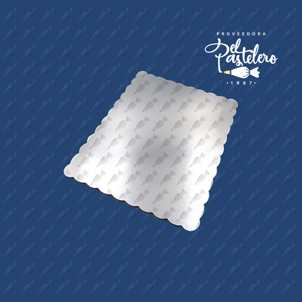 BASE DE CARTON RECTANGULAR 40 X 50 CM PAQUETE 50 PIEZAS