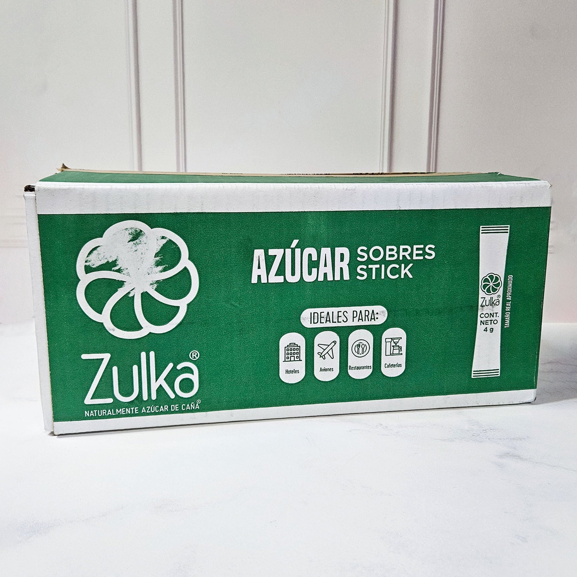 AZUCAR MORENA CAJA CON 1000 SOBRES DE 4 GR ZULKA NESTLE