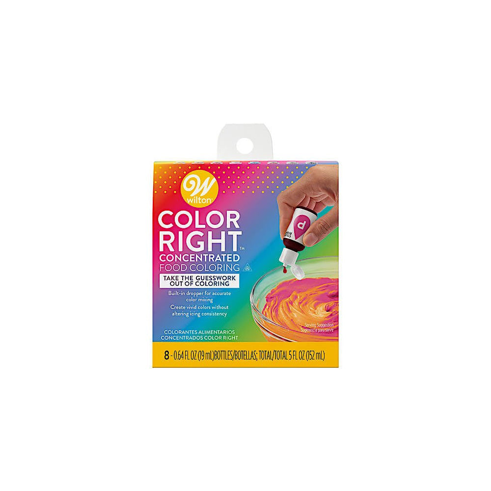 COLOR GEL 8 TONOS 19 MILILITROS WILTON