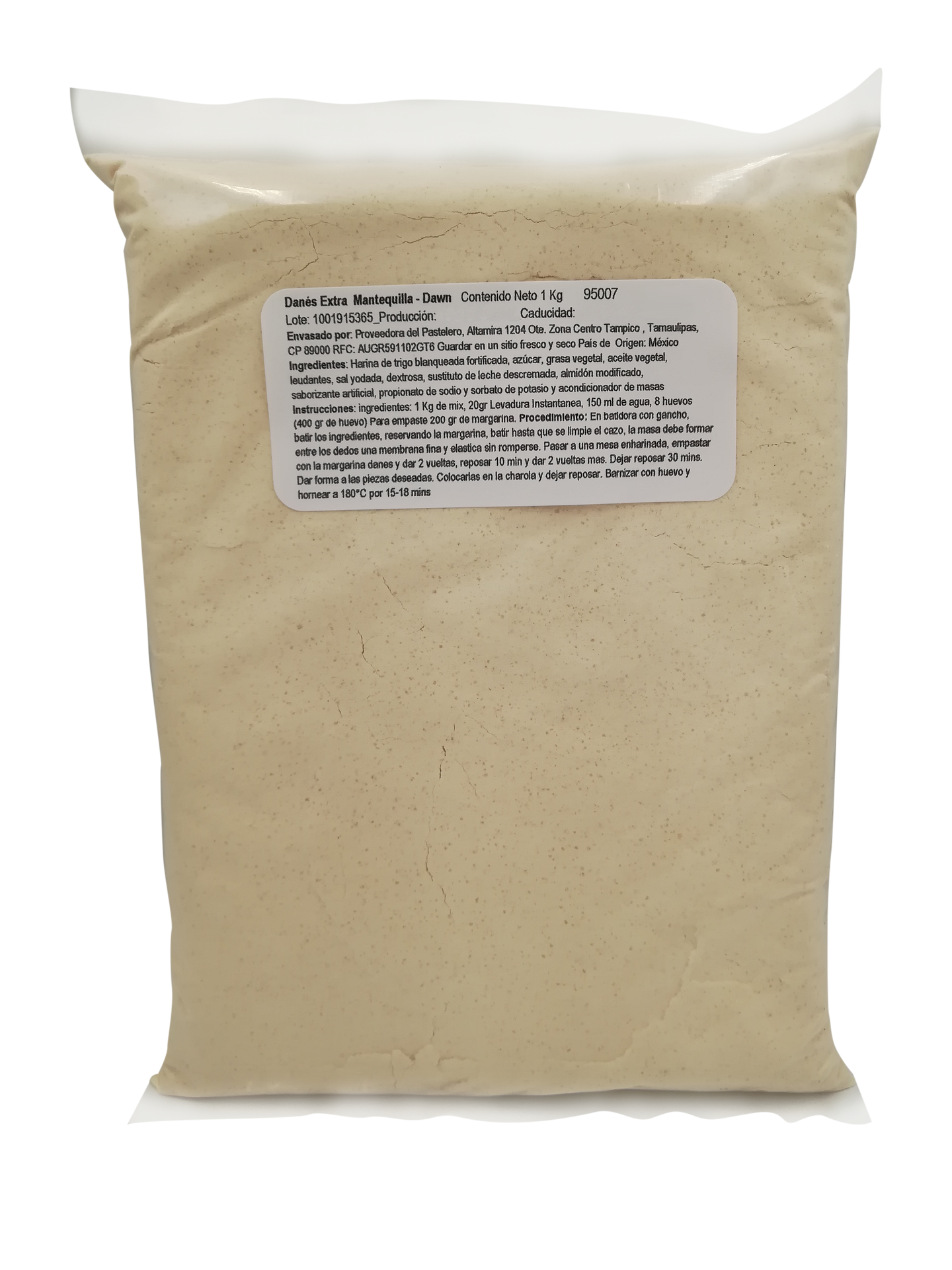 HARINA PREPARADA DANES EXTRA MANTEQUILLA 1 KG DAWN