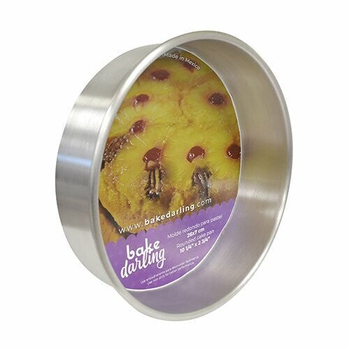 MOLDE REDONDO ALUMINIO 26 X 7 CM CAL 18 BAKE DARLING