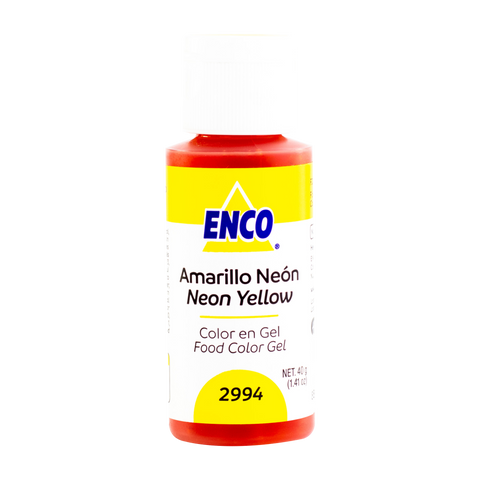 Color en Gel - Enco - 40g - Amarillo Neon