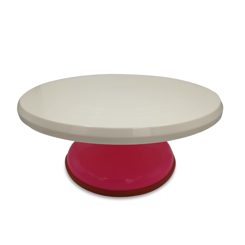 BASE GIRATORIA PLASTICO ROSA 31 CM ALEGRIA