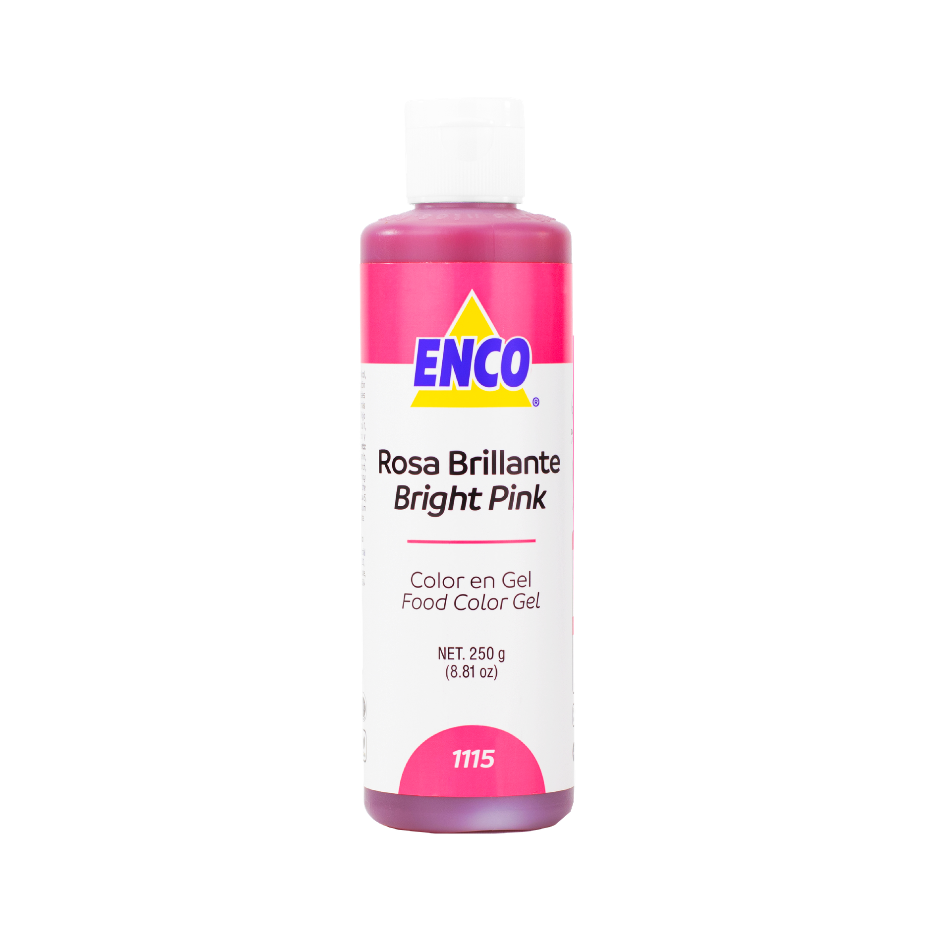 COLOR EN GEL ROSA BRILLANTE 250 GR ENCO