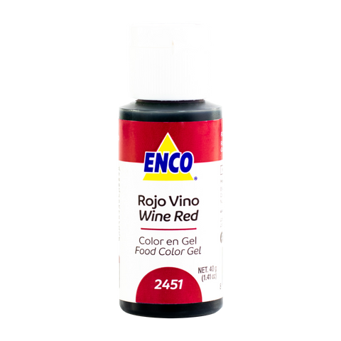 Color en Gel - Enco - 40g - Rojo Vino