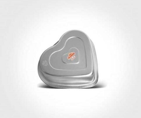 MOLDE CORAZON ALUMINIO 28 CM ODISEA
