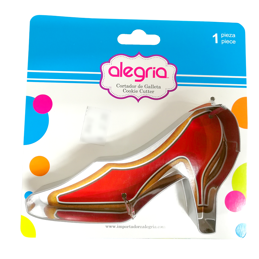 CORTADOR GALLETAS ACERO INOXIDABLE ZAPATILLA ALEGRIA