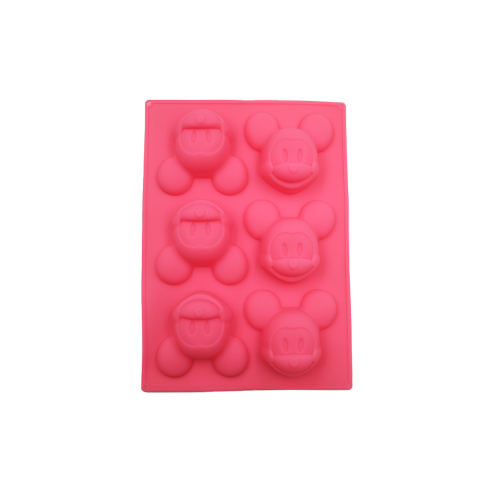MOLDE DE SILICON MICKEYS DE 6 CAVIDADES MARSE CH073
