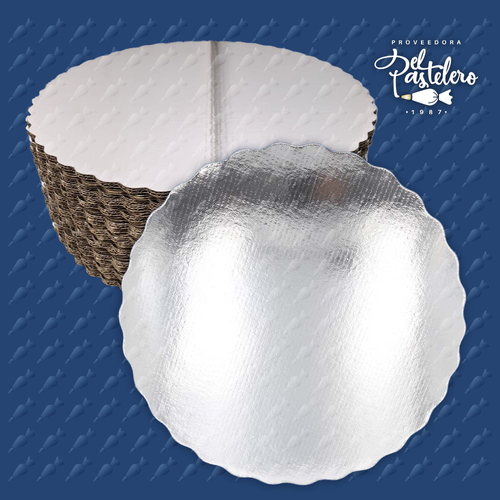 BASE DE CARTON REDONDA 50CM PAQUETE 50 PIEZAS