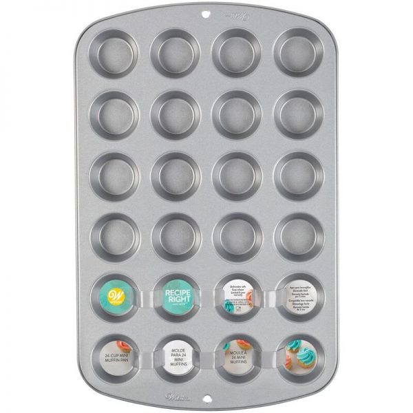 MOLDE MINI MUFFIN ACERO INOXIDABLE 24 CAVIDADES